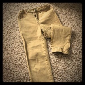 Boys khaki jeans size 5